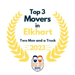 top 3 ranked movers in elkhart 2023 two men and a truck image