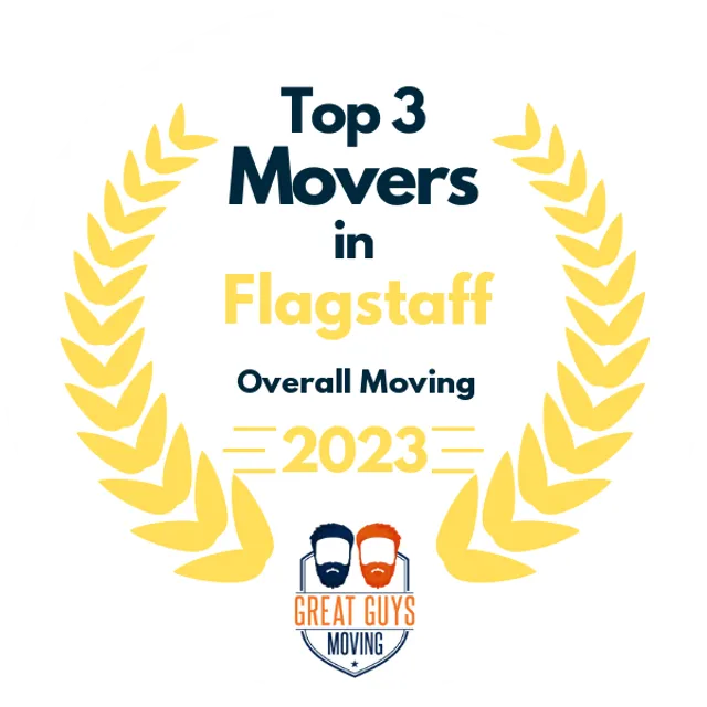 Top 3 Movers in Flagstaff, AZ 2023 award