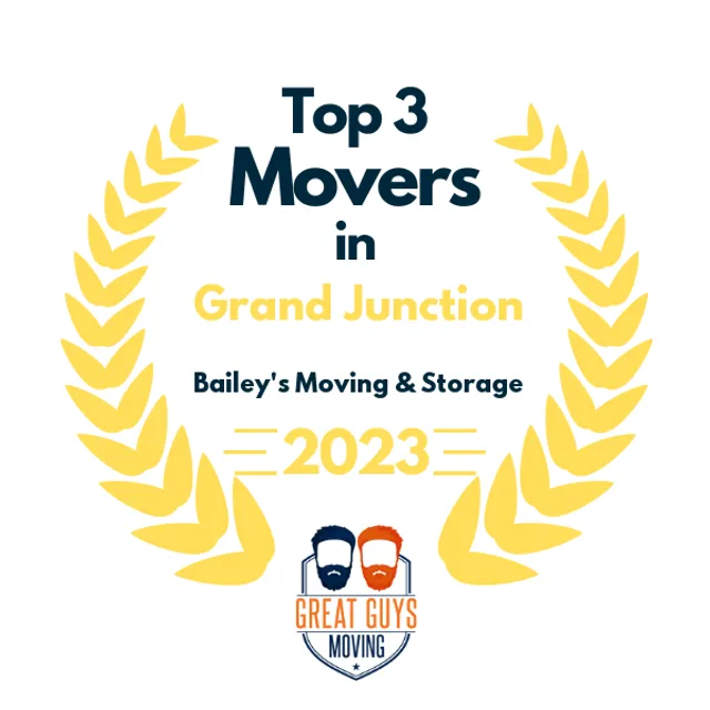 Top 3 Movers in Grand Junction, CO 2023 award