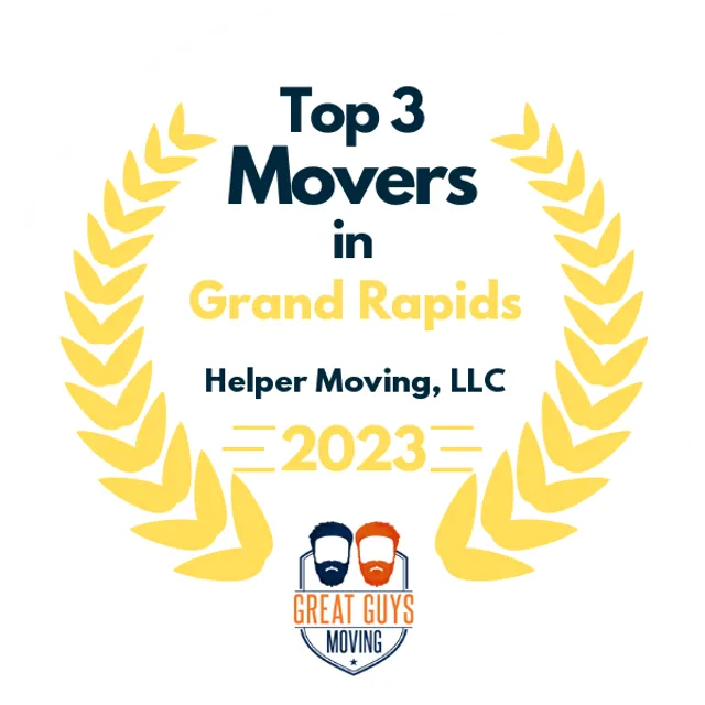 Top 3 Movers in Grand Rapids, MI 2023 award