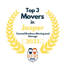 top 3 ranked movers in jasper 2023 conrad brothers moving and storage image