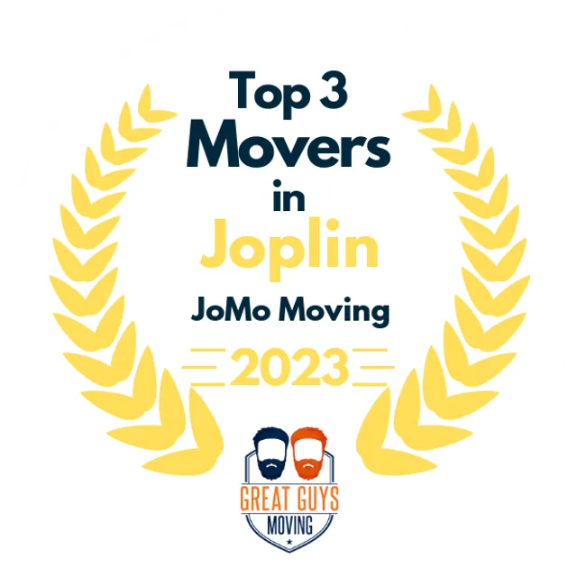 Top 3 Movers in Joplin, MO 2023 award