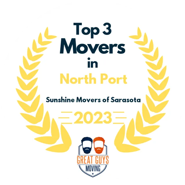 Top 3 Movers in North Port, FL 2023 award