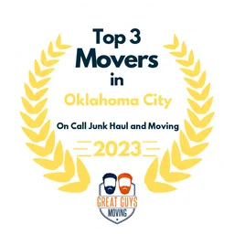 top 3 ranked movers in oklahoma city 2023 on call junk haul and moving image