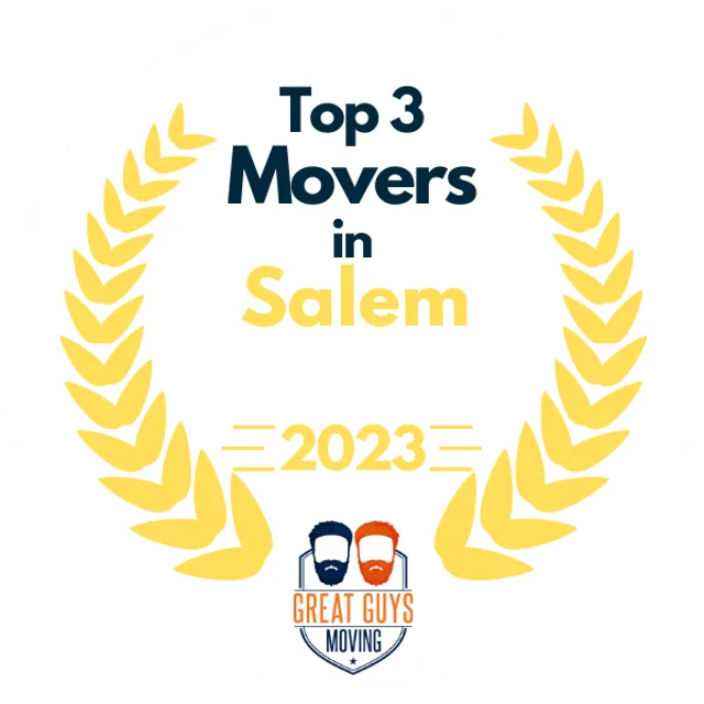 Top 3 Movers in Salem, OR 2023 award