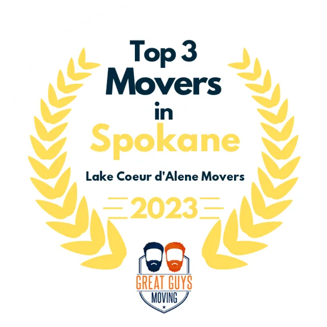 Top 3 Movers in Spokane, WA 2023 award