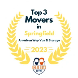 top 3 ranked movers in springfield 2023 american way van storage image