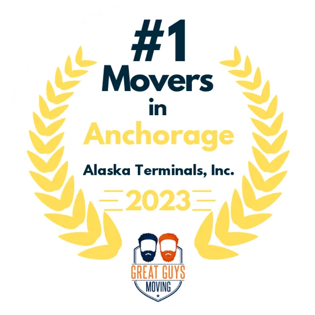 #1 Ranked Movers in Anchorage, AK 2023 award