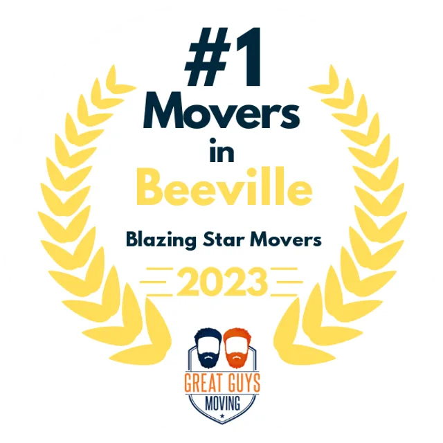 #1 Ranked Movers in Corpus Christi, TX 2023 award