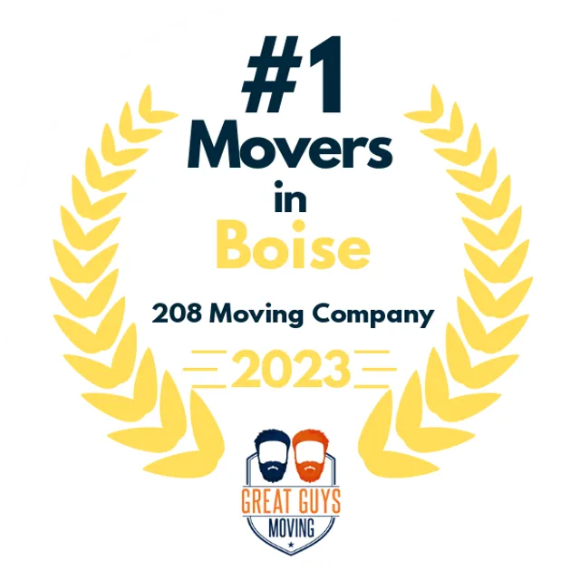 #1 Ranked Movers in Boise, ID 2023 award