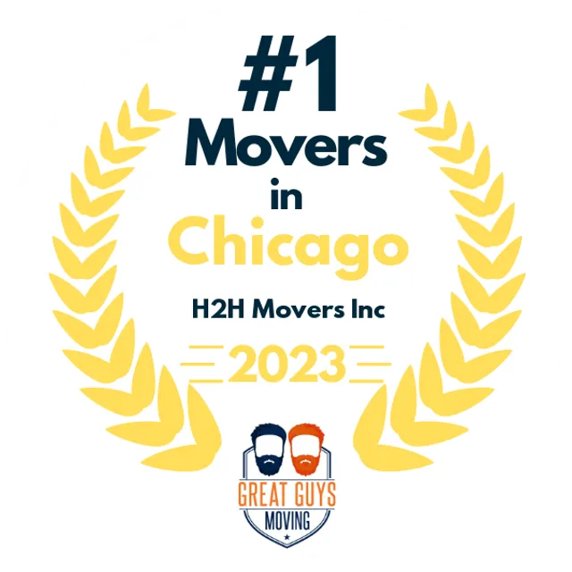 #1 Ranked Movers in Chicago, IL 2023 award