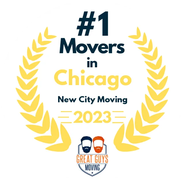 #1 Ranked Movers in Chicago, IL 2023 award