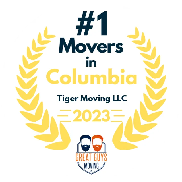 #1 Ranked Movers in Columbia, MO 2023 award