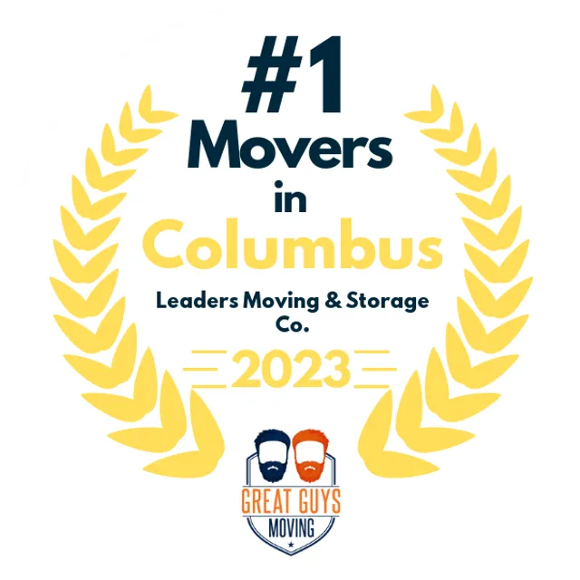 #1 Ranked Movers in Columbus, OH 2023 award