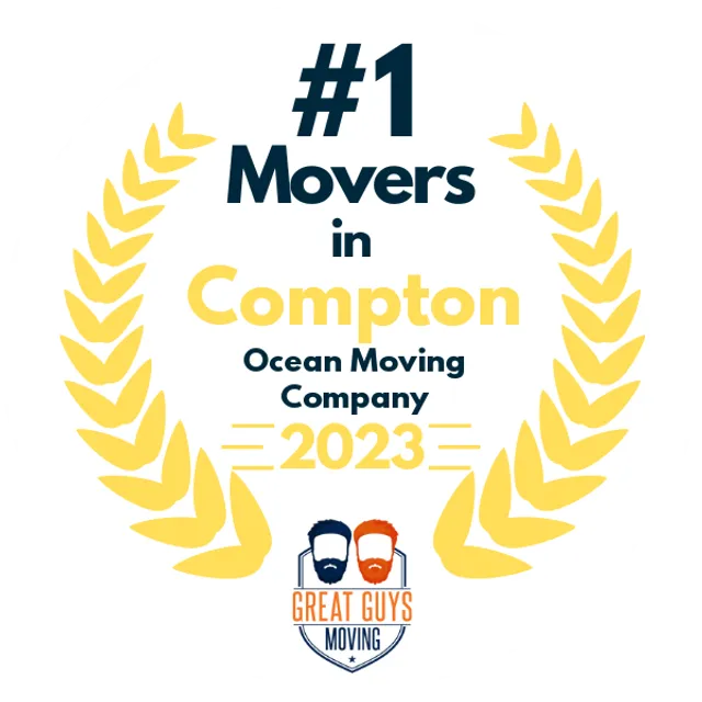 #1 Ranked Movers in Long Beach, CA 2023 award