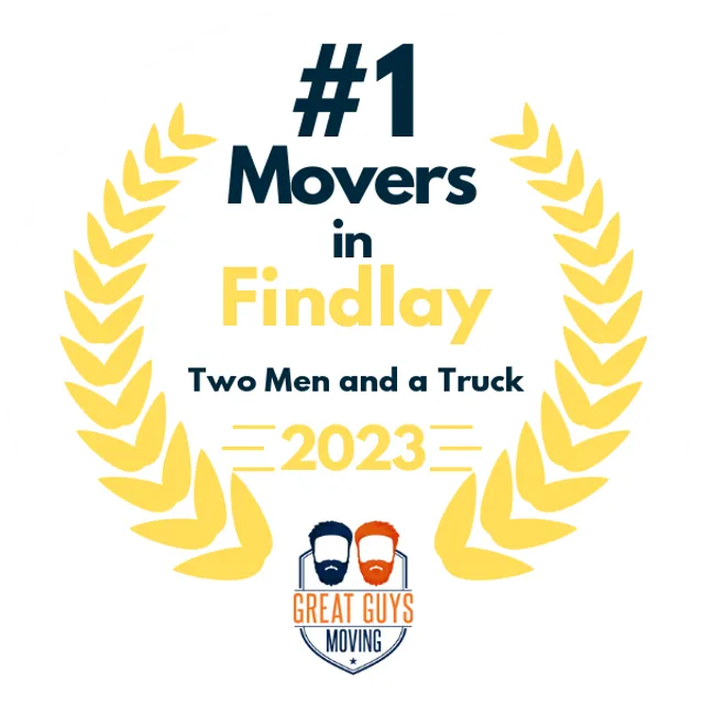 #1 Ranked Movers in Findlay, OH 2023 award