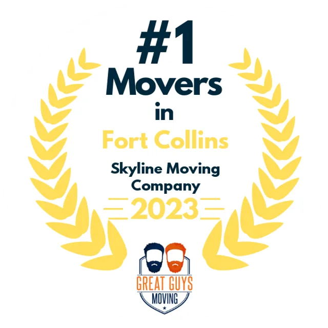 #1 Ranked Movers in Fort Collins, CO 2023 award