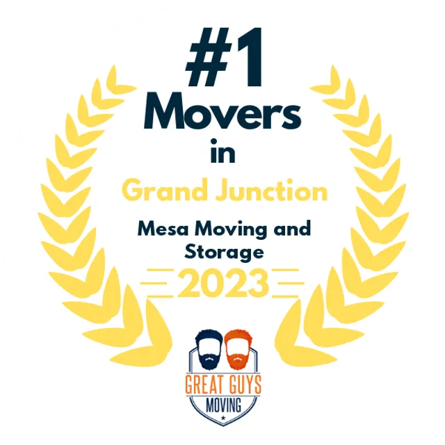 #1 Ranked Movers in Mesa, AZ 2023 award