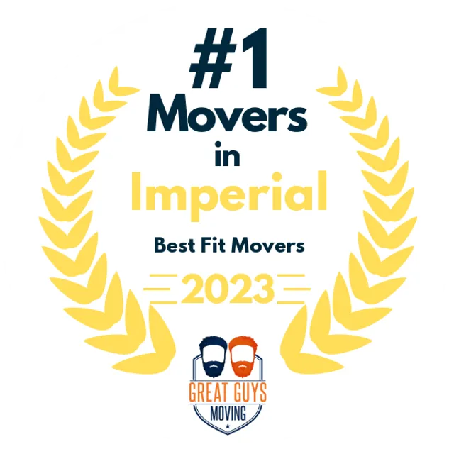 #1 Ranked Movers in San Diego, CA 2023 award