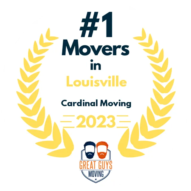 #1 Ranked Movers in Louisville, KY 2023 award