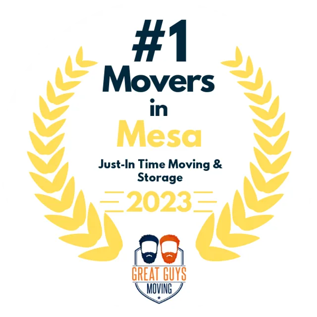 #1 Ranked Movers in Phoenix, AZ 2023 award