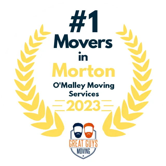 #1 Ranked Movers in Philadelphia, PA 2023 award