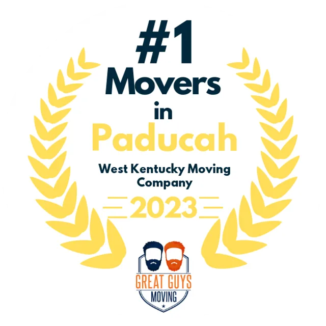 #1 Ranked Movers in Paducah, KY 2023 award