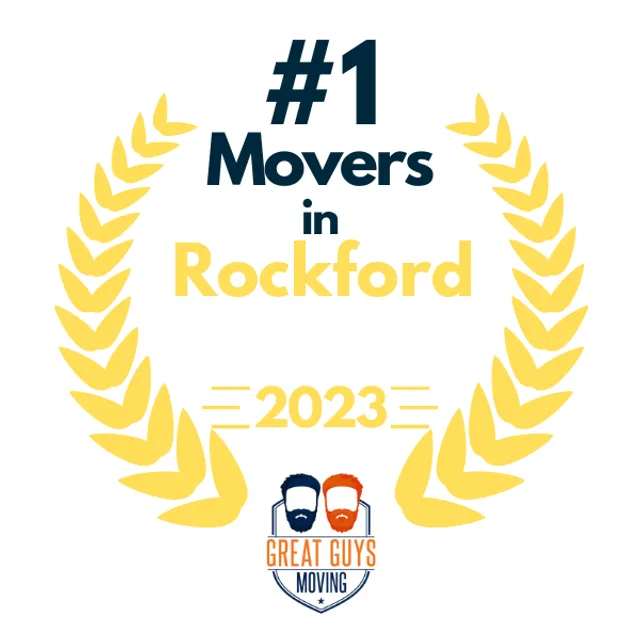 #1 Ranked Movers in Rockford, IL 2023 award