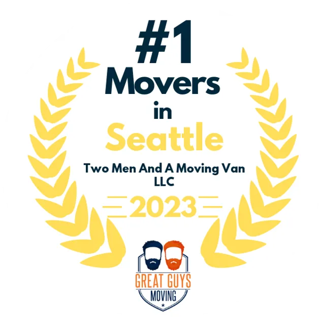 #1 Ranked Movers in Seattle, WA 2023 award