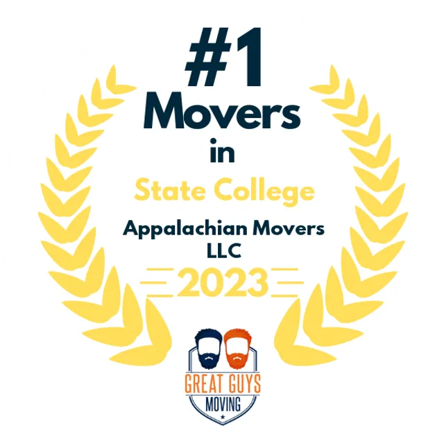 #1 Ranked Movers in State College, PA 2023 award