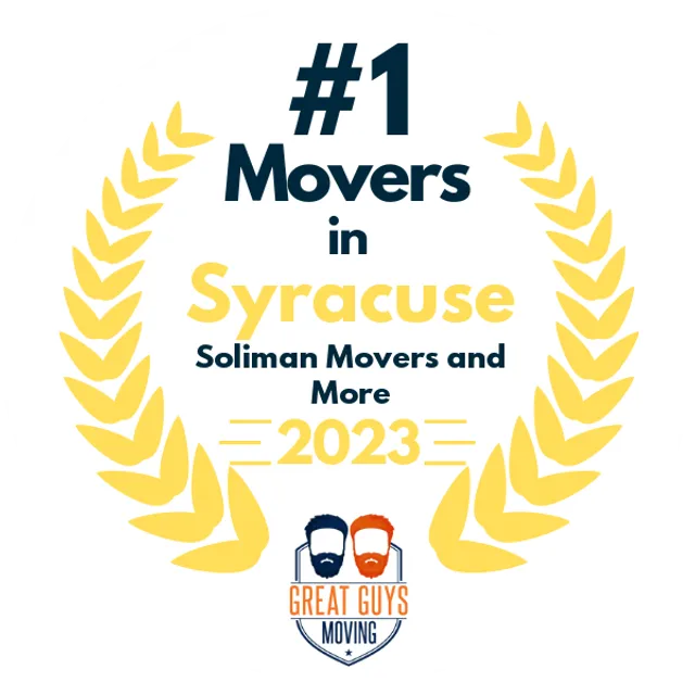 #1 Ranked Movers in Rochester, NY 2023 award