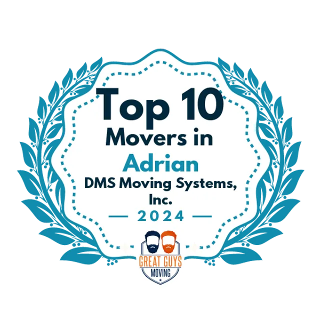 Top 10 Movers in Detroit, MI 2024 award