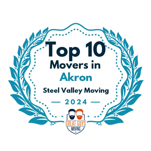 Top 10 Movers in Akron, OH 2024 award