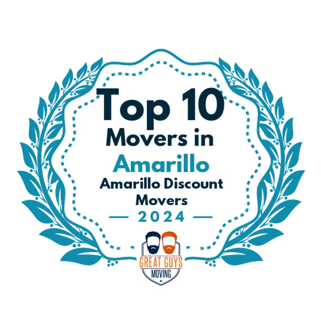 Top 10 Movers in Amarillo, TX 2024 award