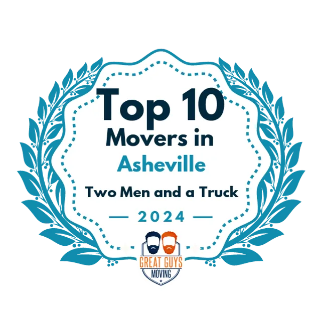 Top 10 Movers in Asheville, NC 2024 award