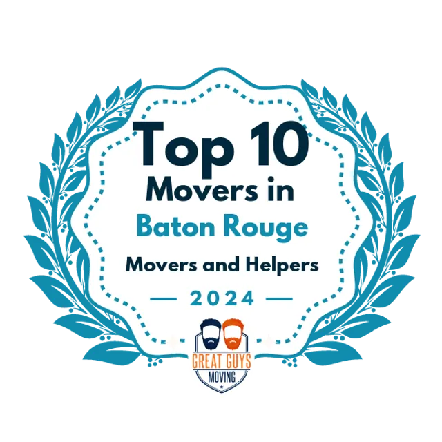 Top 10 Movers in Baton Rouge, LA 2024 award