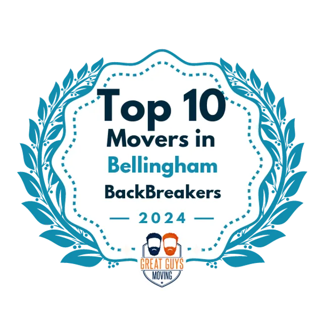 Top 10 Movers in Bellingham, WA 2024 award