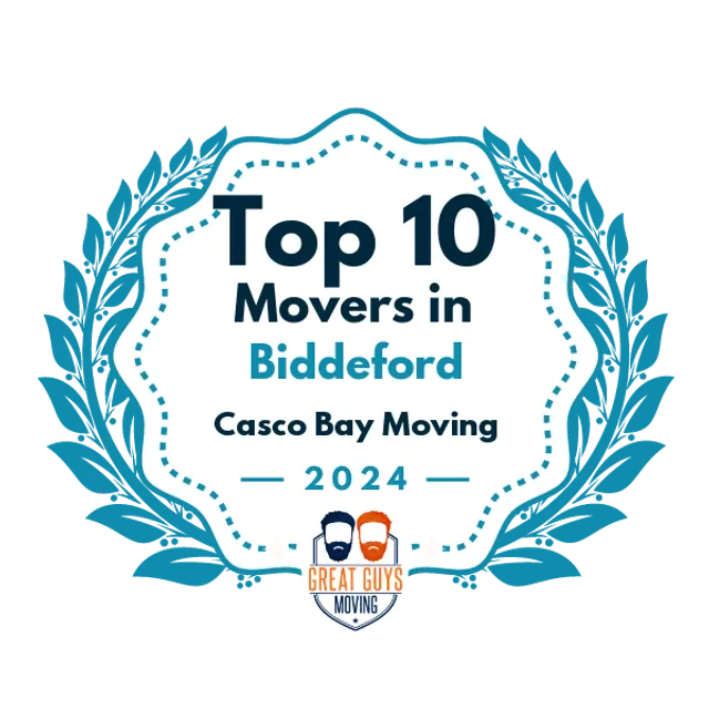 Top 10 Movers in Biddeford, ME 2024 award