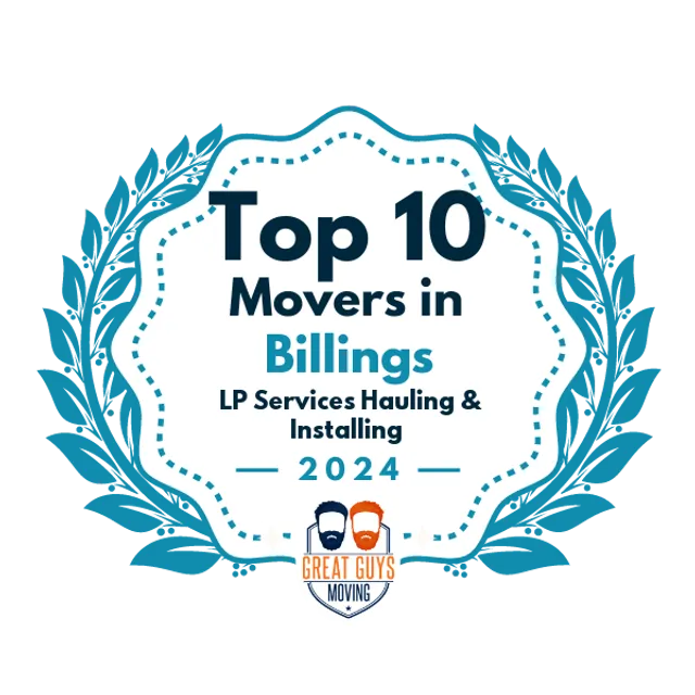 Top 10 Movers in Billings, MT 2024 award