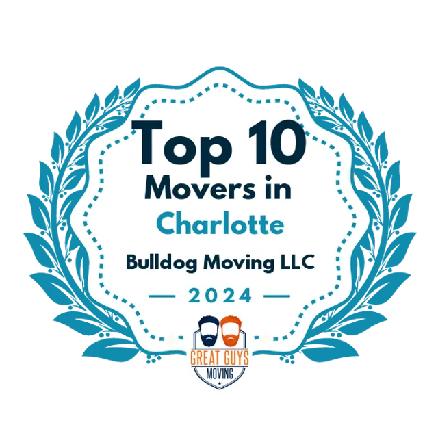 Top 10 Movers in Charlotte, NC 2024 award