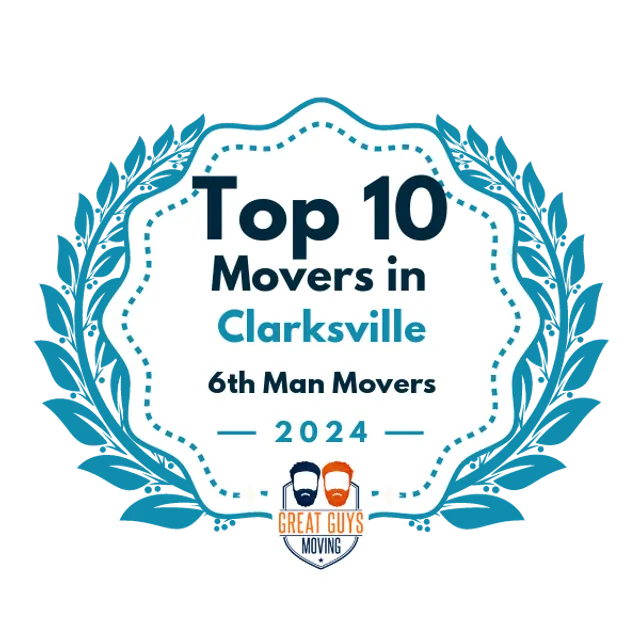 Top 10 Movers in Nashville, TN 2024 award