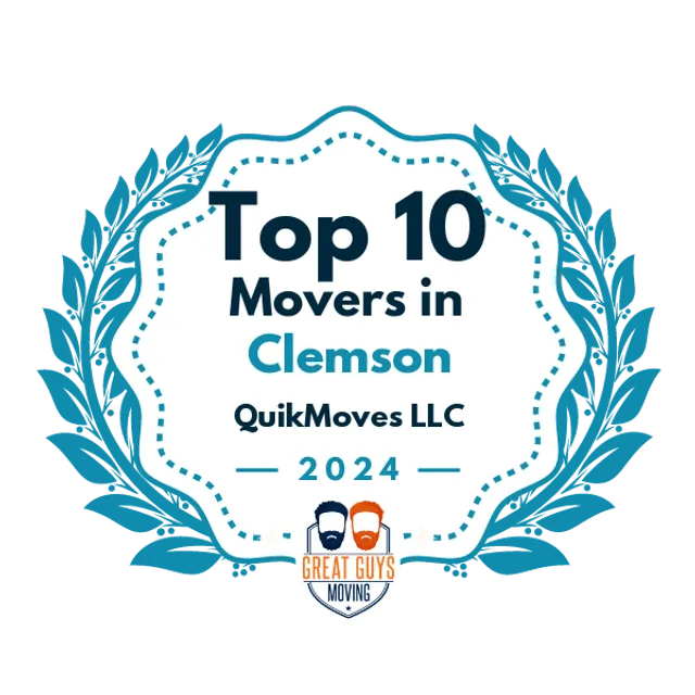 Top 10 Movers in Greenville, SC 2024 award