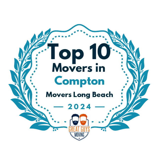 Top 10 Movers in Long Beach, CA 2024 award