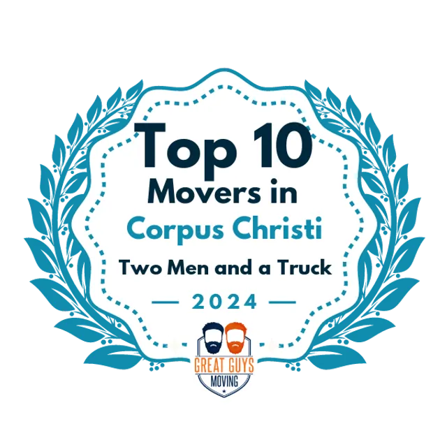 Top 10 Movers in Corpus Christi, TX 2024 award