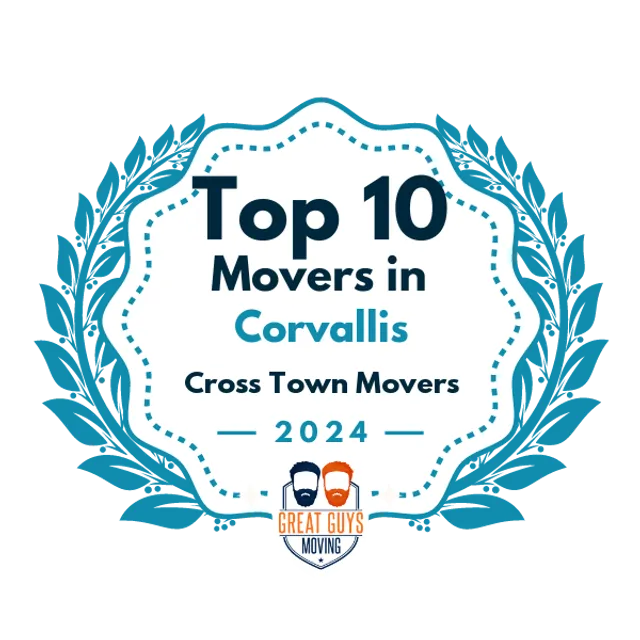 Top 10 Movers in Corvallis, OR 2024 award