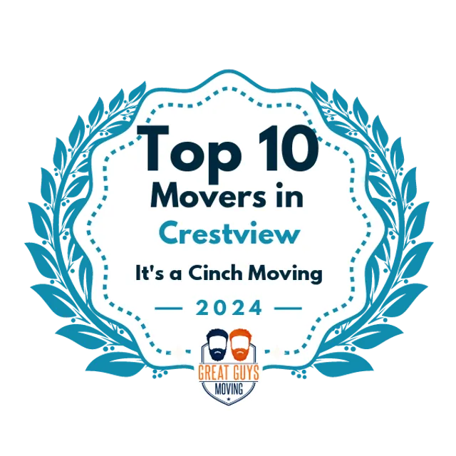 Top 10 Movers in Crestview, FL 2024 award