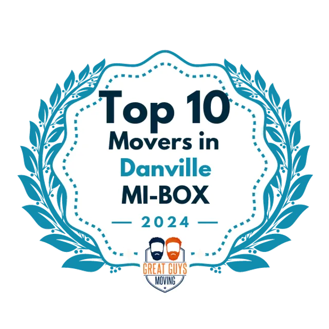 Top 10 Movers in Danville, IL 2024 award