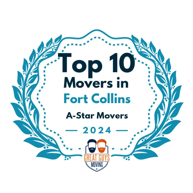 Top 10 Movers in Fort Collins, CO 2024 award