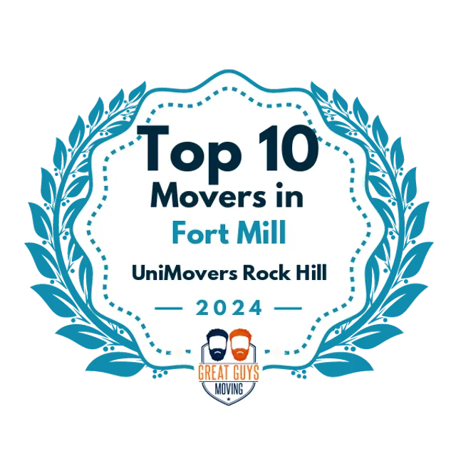 Top 10 Movers in Rock Hill, SC 2024 award