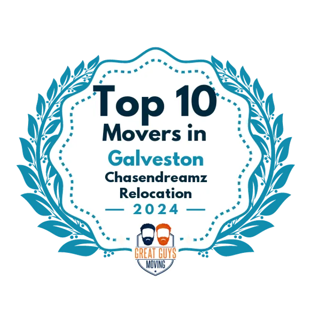 Top 10 Movers in Galveston, TX 2024 award